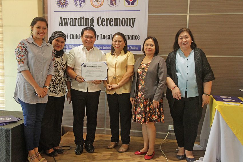 Tagum City cited for child-friendly initiatives