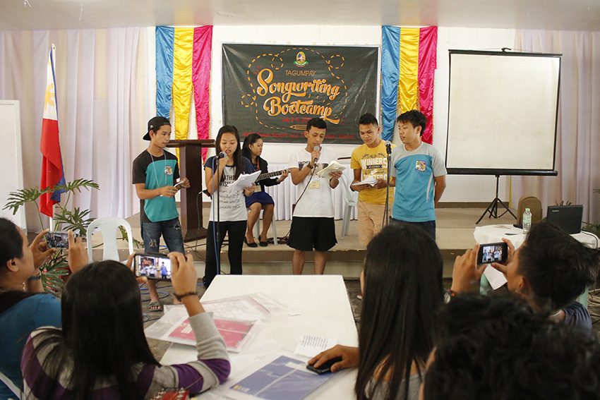 Music album for homegrown composers pushed​ in Tagum City bootcamp​