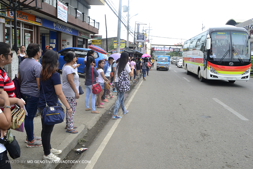 LOOK: Transport strike in Davao City