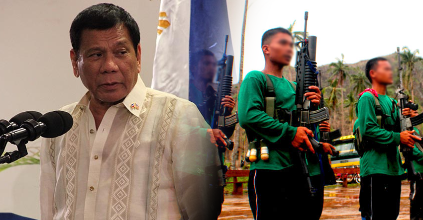 Duterte calls on NPAs to surrender; asks Sison to come home