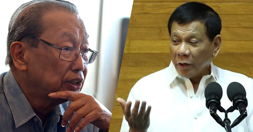 CPP’s Sison hits back at Duterte: Do not belittle revolutionaries