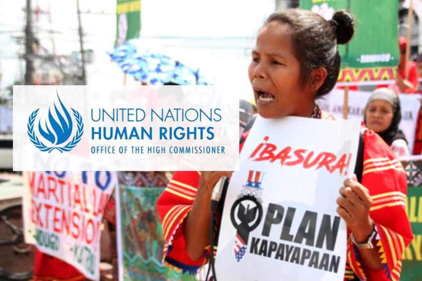 UNHCHR asks PH to address growing HR violations cases, threats to lumads in Mindanao