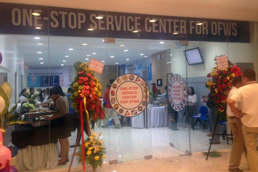 One-stop center for OFWs in Davao City now open