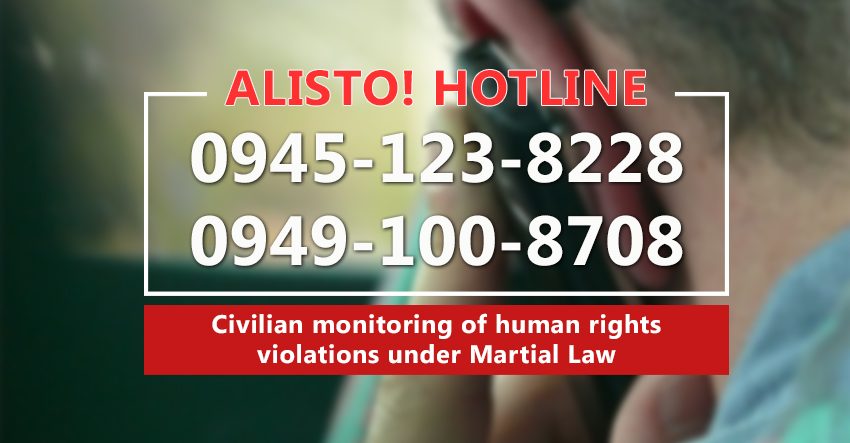 Hotline for human rights abuses in Mindanao launched