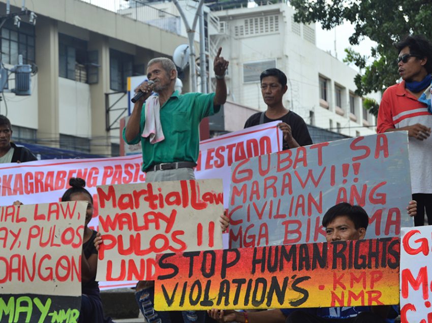 Millennials, elders join martial law protest