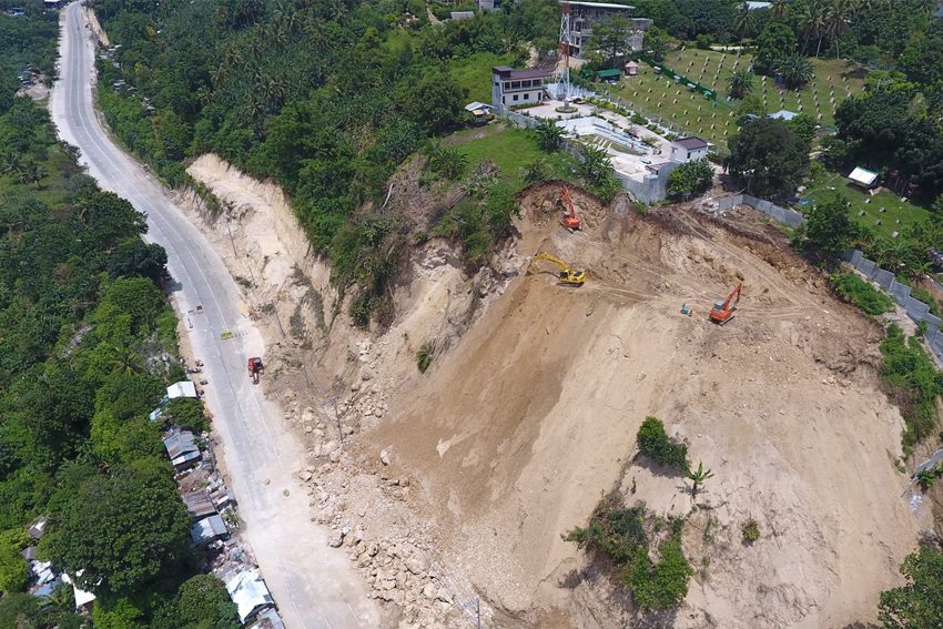 Davao City opens landslide-hit section of Diversion Road