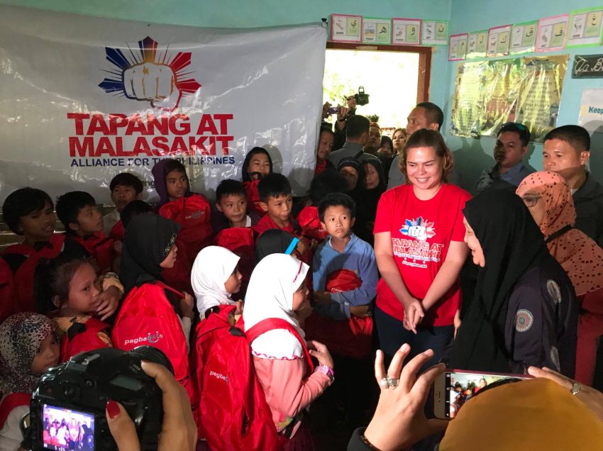 Postwar postcard: Sara Duterte, Cayetano visit war-torn Marawi City