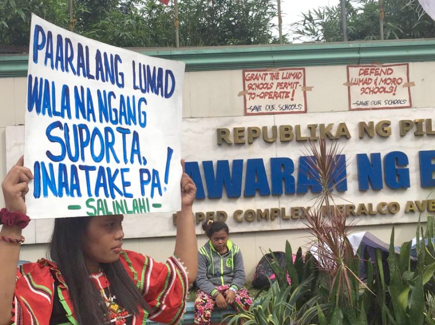 INFOGRAPHIC: Why are Lumad students protesting against DepEd?
