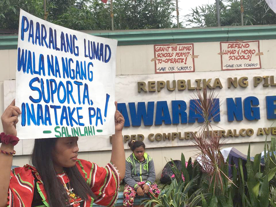You are currently viewing INFOGRAPHIC: Why are Lumad students protesting against DepEd?