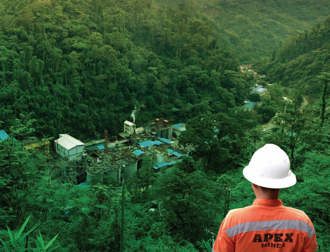 Gold miner Apex hiking output amid lackluster financial results