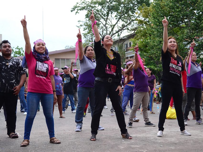 Dabawenyas dance in ‘solidarity’ with One Billion Rising 2018