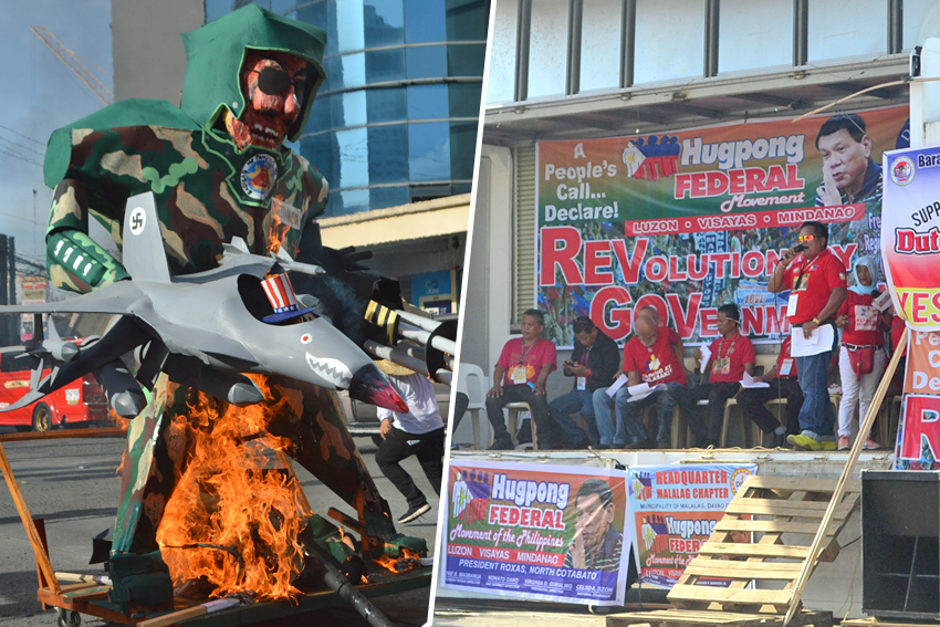 You are currently viewing In Duterte’s hometown, two opposing rallies show might on Bonifacio day