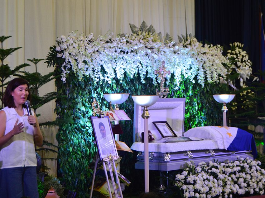 Funeral for slain USTP president set on Dec. 8