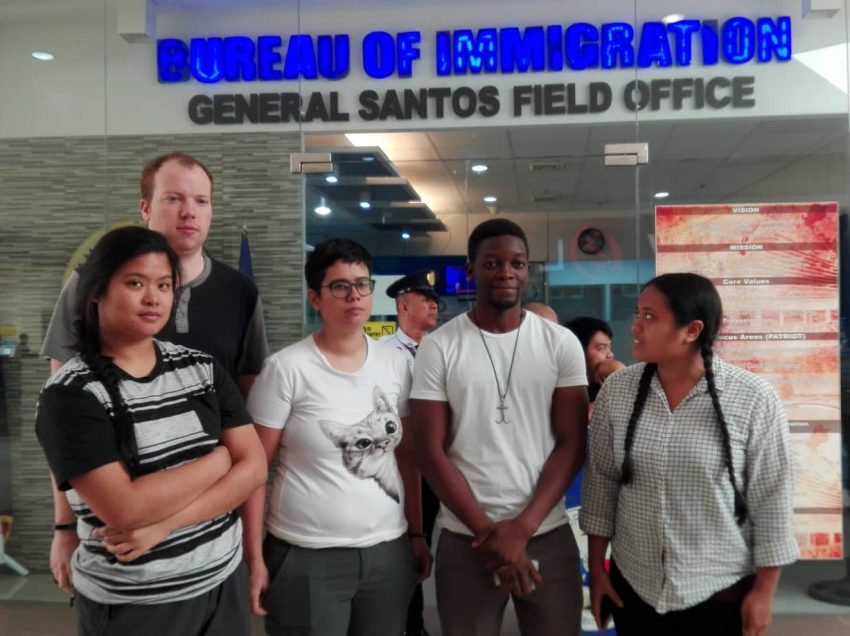 Foreign human rights advocates held in a checkpoint in South Cotabato