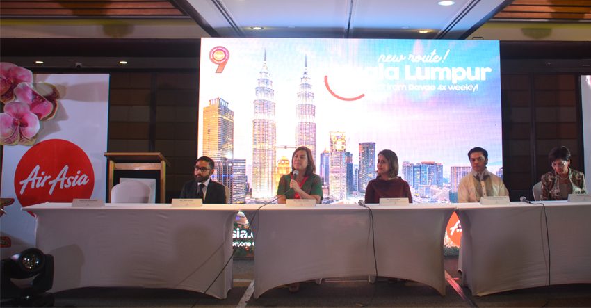 AirAsia officially launches Davao-Kuala Lumpur flight