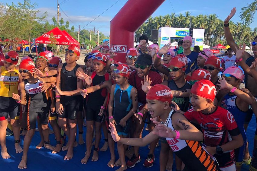 300 kids raced in IronMan 70.3 Davao opener