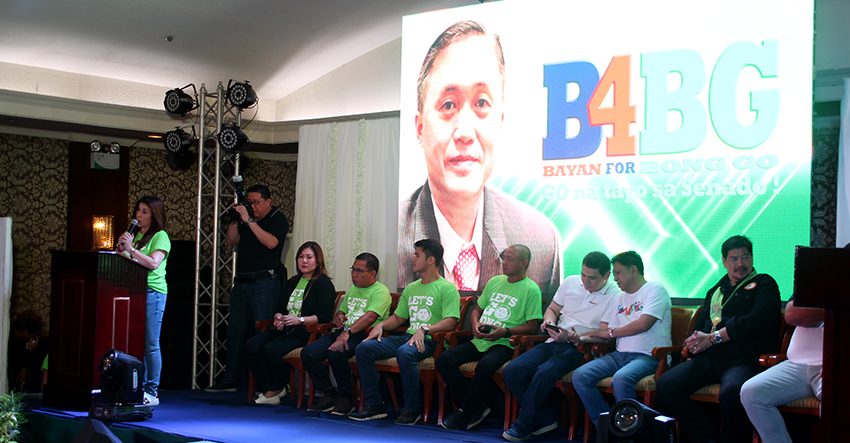 Bong Go for Senator Movement launched in Davao