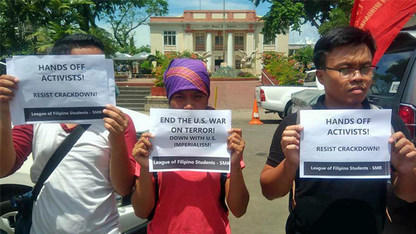 You are currently viewing Youth activists hold indignation vs Moro activist’s torture, US detention