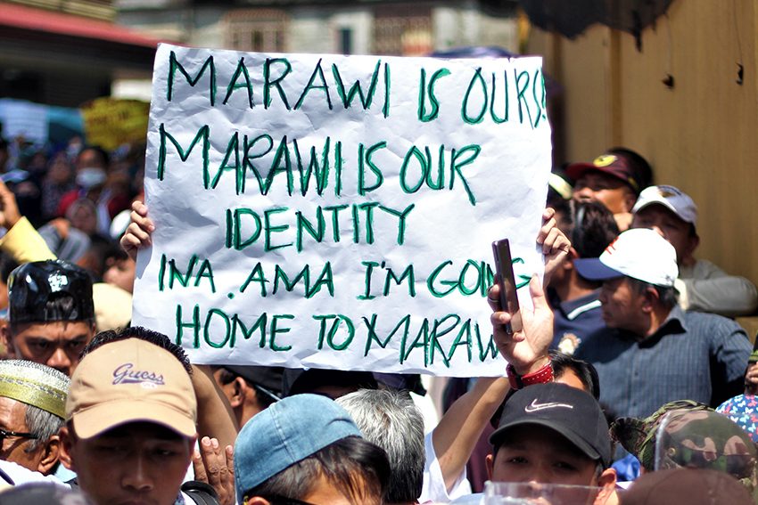 Displaced Meranaw folks want to return to Marawi for good, not just visit their homes