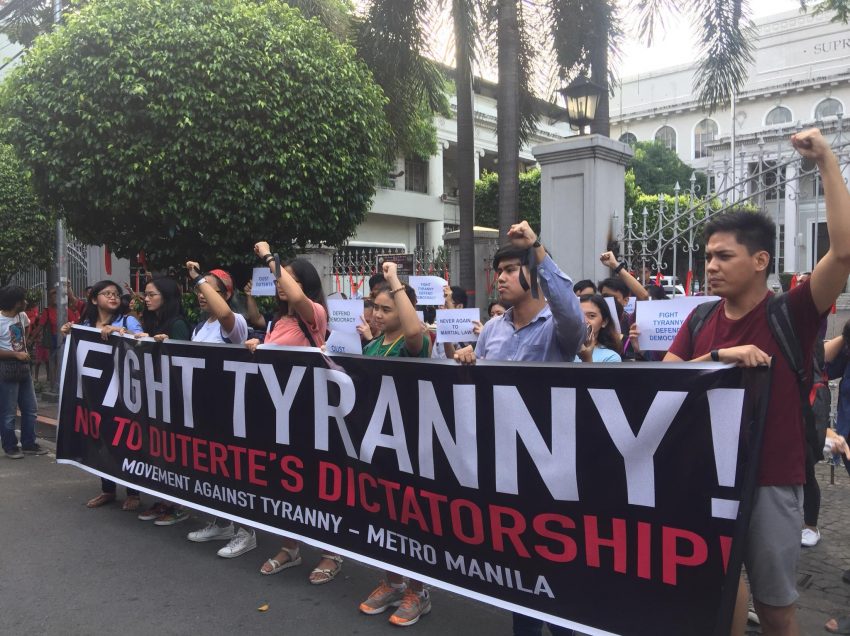 Groups call on people to resist rising tyranny