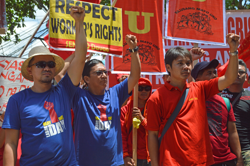 Laborers Rally Philippines IN PHOTOS: Thousands join defiant Labor Day rally in Davao | Davao Today