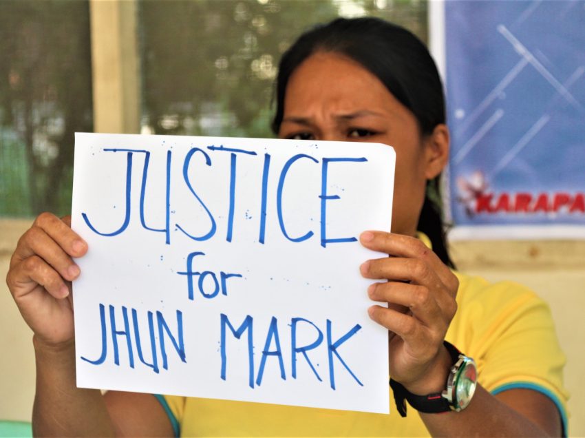 Mother of slain minor forced to admit son as NPA