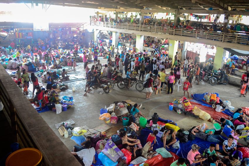 Lumad evacuees scoff at military for calling evacuation “orchestrated”