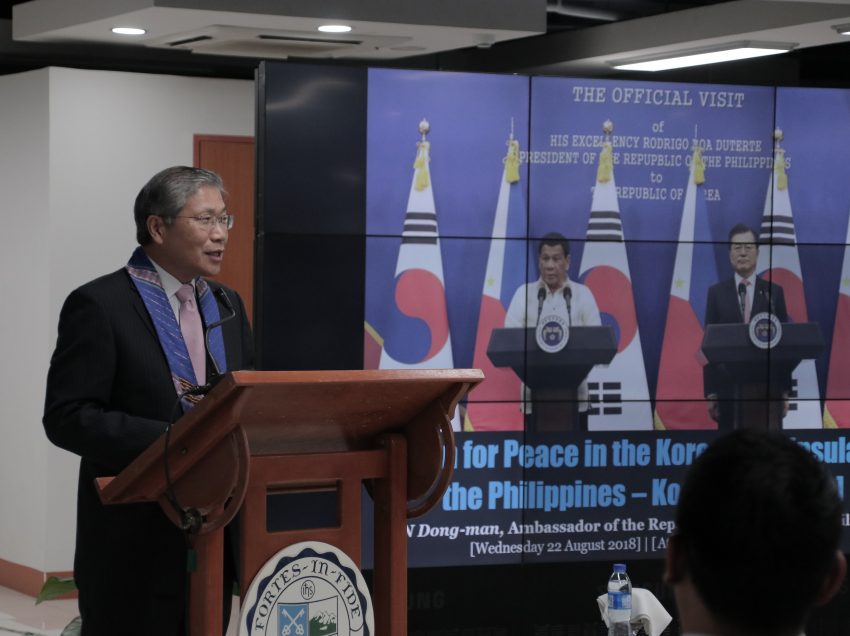 Korean ambassador bullish on peace dev’t in Korean Peninsula