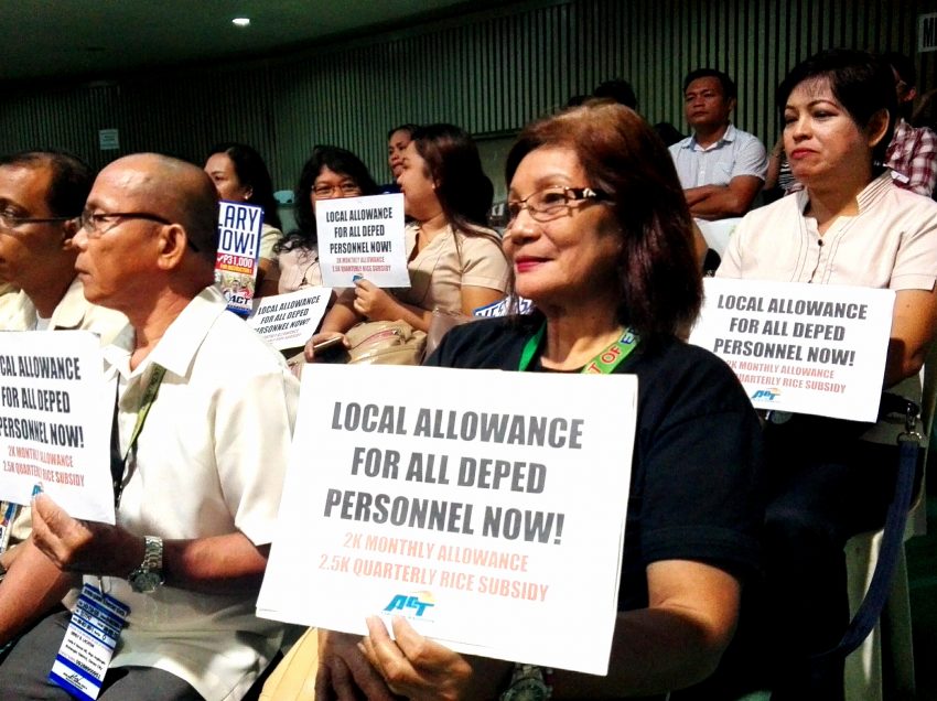 Teachers ask Davao City for budget support