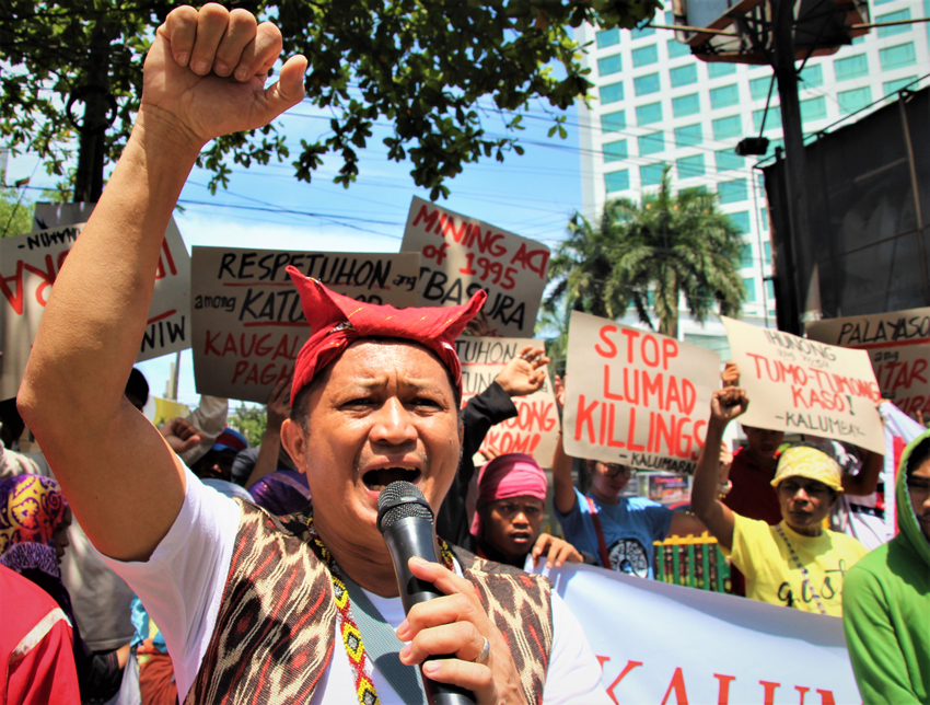 You are currently viewing Lumad commemorate World IP day protesting attacks on their communities, martial law