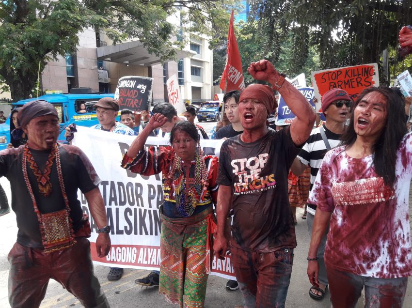 Peasant, IP rallies in Mindanao cities cry: End Martial Law