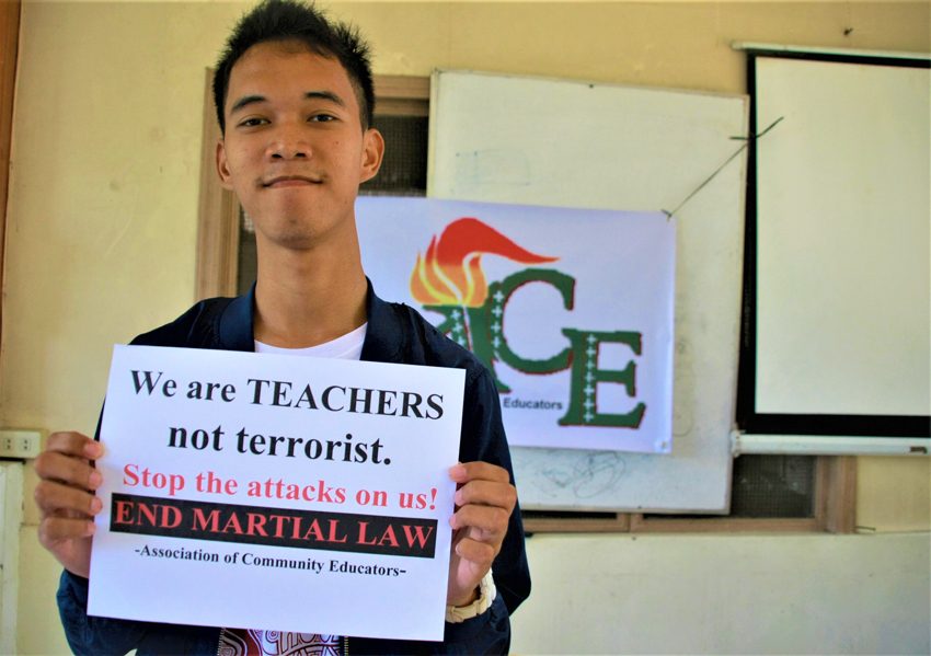 Lumad school volunteer teacher recalls saddest birthday