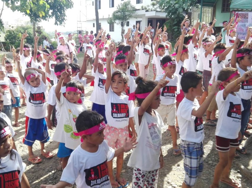 One Billion Rising: Women, children dance to call for the end of Martial law in Mindanao