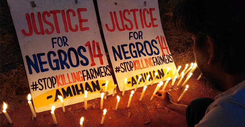 Fact-finding results say 14 Negros farmers summarily executed