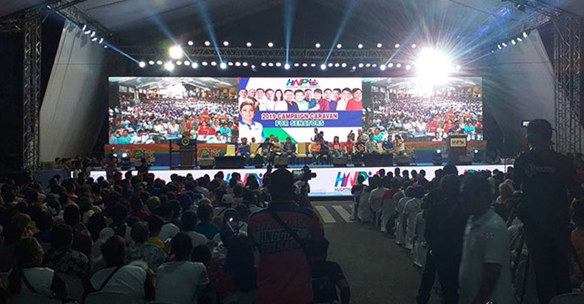 HNP senatorial bets join Davao grand rally days before May polls