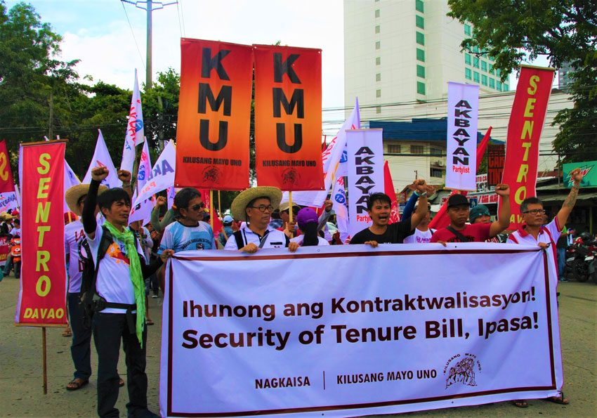 Labor unions, support groups unite for call to end contractualization