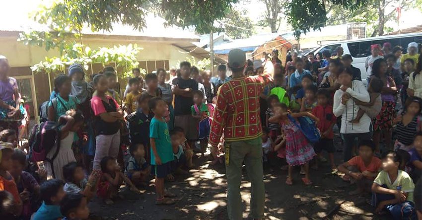 Paramilitary forcing Lumad evacuees to go home, group claims