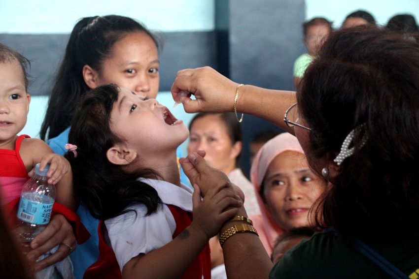 Davao City gov’t launches anti-Polio drive