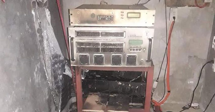 Arsonists attack radio station after slay try on manager