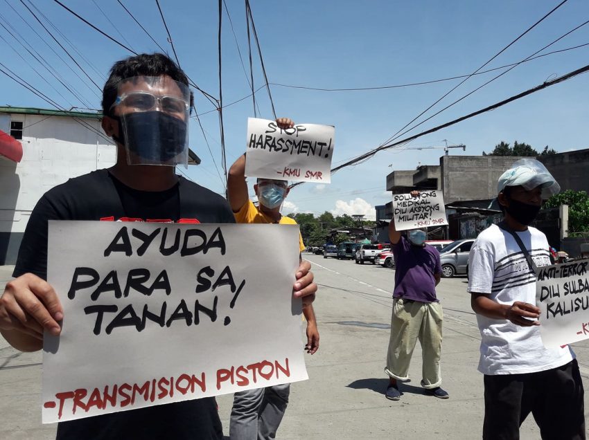 Davao activists outsmart police, stage Martial Law protest on streets