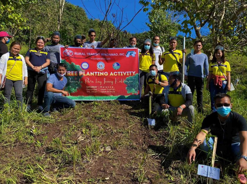 Rural Transit joins government’s tree planting drive in CDO