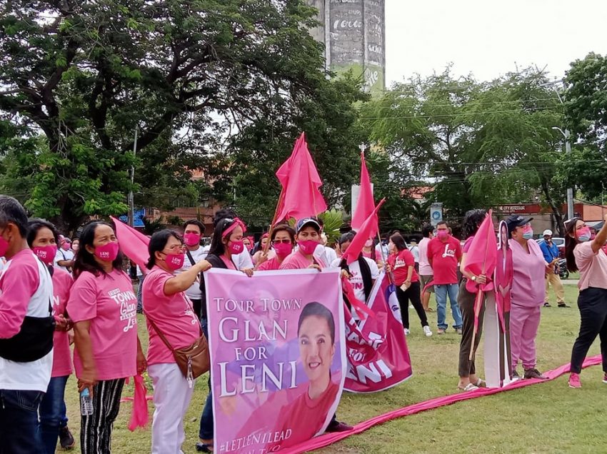 Robredo supporters show up in Duterte’s stronghold of Mindanao