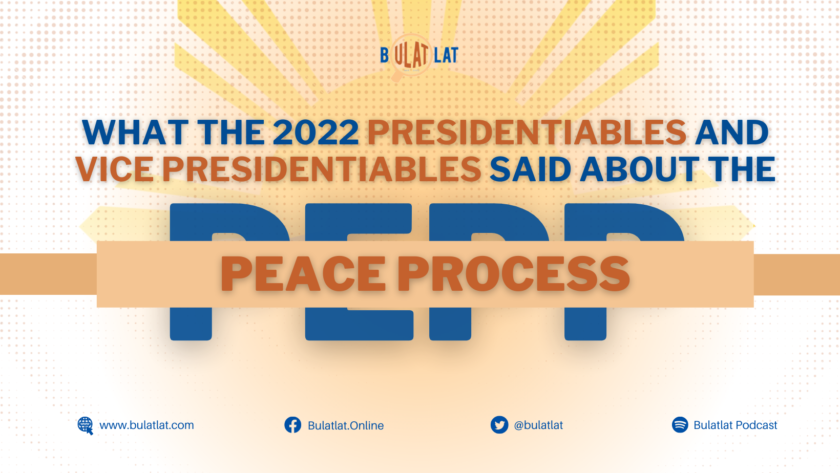 Presidential candidates’ stand on resuming peace talks, addressing roots of armed conflict