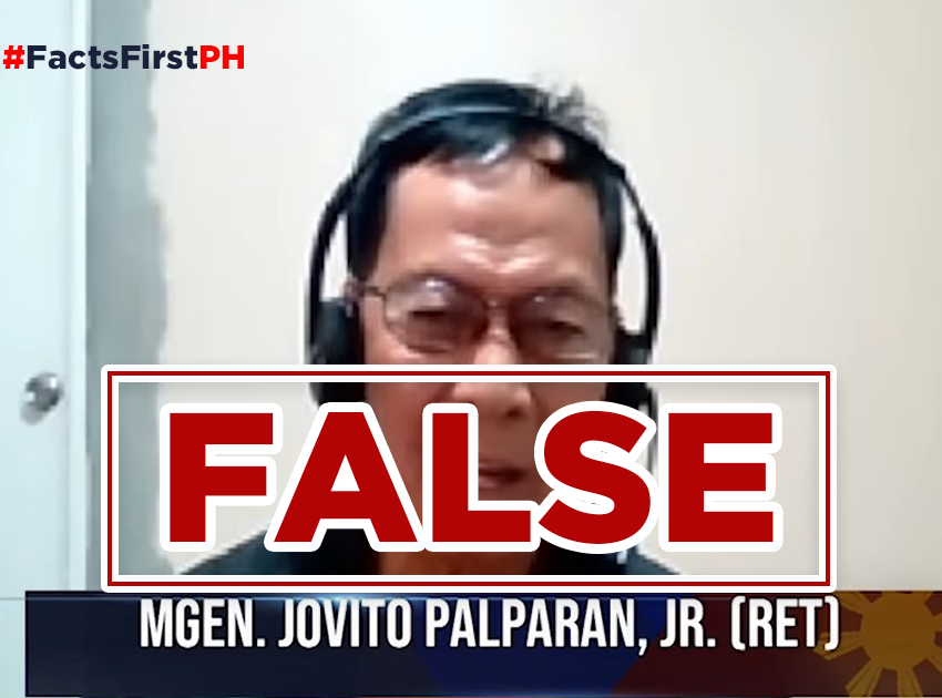 FACT CHECK: Palparan is not a victim of communist fronts who sent him to jail