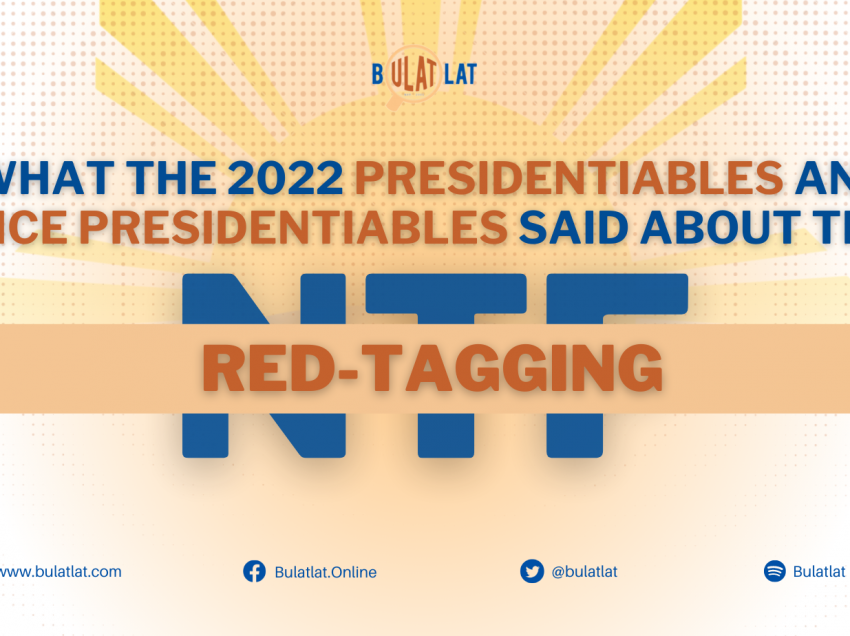What presidential and VP bets say about red-tagging