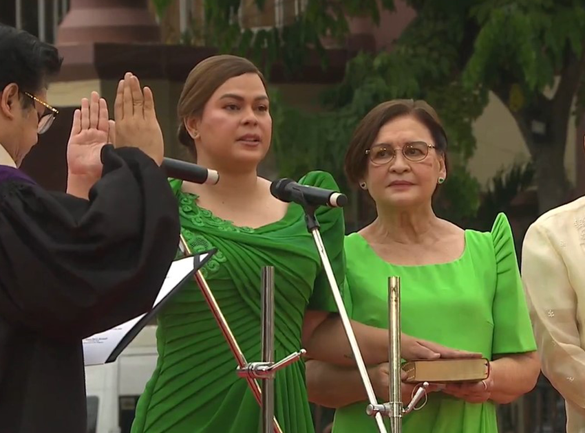 Sara Duterte takes oath as country’s 15th vice president