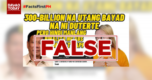 Read more about the article FACT CHECK: YouTuber’s claim on PH as debt-free because of Duterte is FALSE