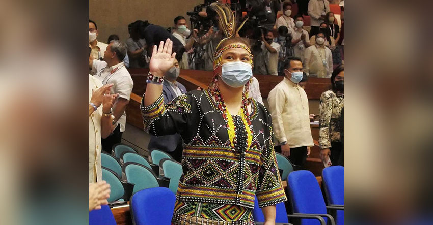 Group questions VP Sara’s ‘solidarity’ and fashion statement for IP during SONA
