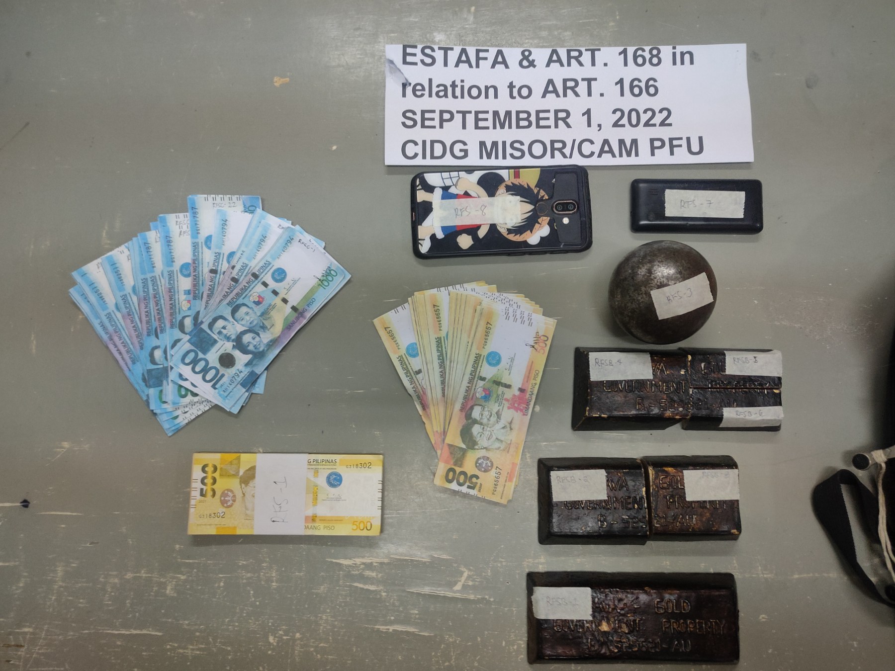You are currently viewing Dealers of fake gold bars, counterfeit money nabbed in MisOr