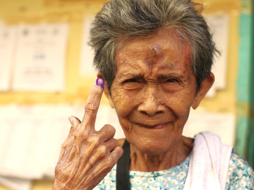 IN PHOTOS: Elderly arrive early for BSKE 23 election